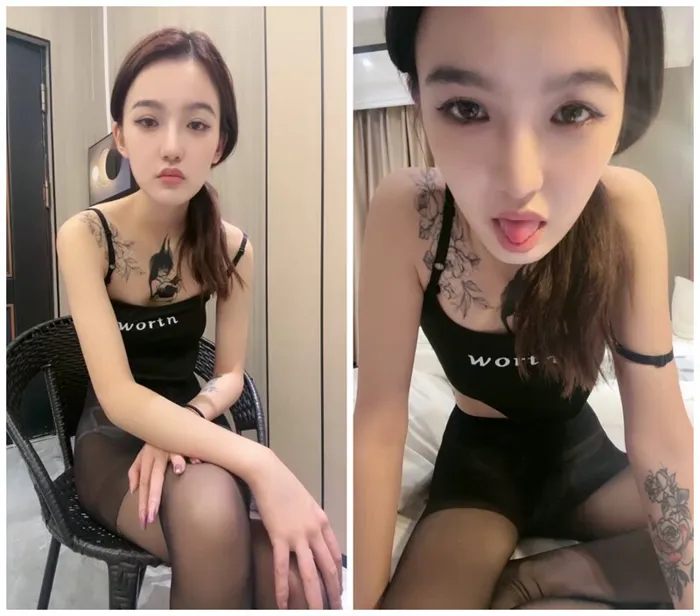 美女の魅力的なタトゥーと6時間のホテルでの自己慰発見！刺激的な体験を共有