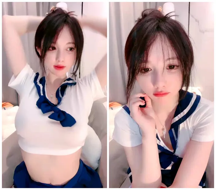 爆乳美女！可愛らしい新人ナースがエロチックな衣装を披露する配信【日本語】