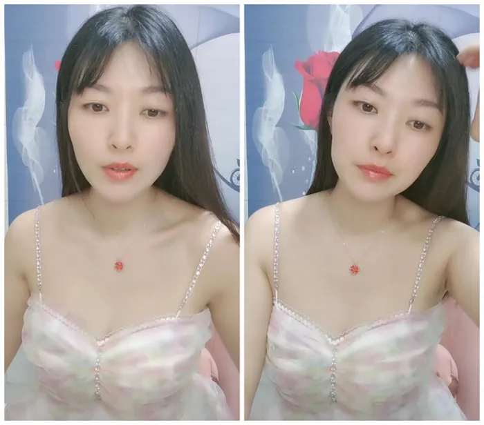 超絶美肌の御姐が魅せるライブ配信！ゆっくり脱ぎながら、白くふわふわな胸と、椅子に膝をついてくっきりした太ももを披露！