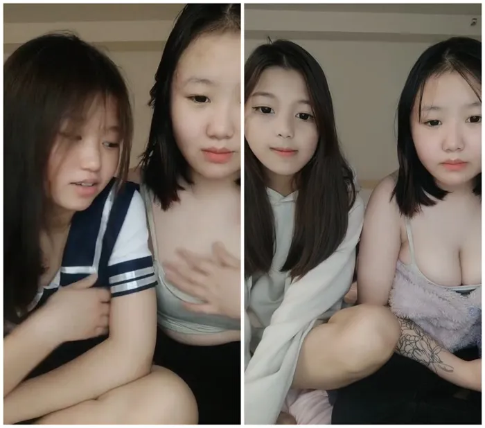 数名の小柄で可愛いお姉さんたちが大迫力で接触する激しいライブ配信