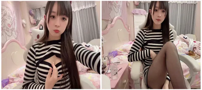 万元級ド派子配信者 蔡小熊【公式】の清纯美貌が眩い！絶品美女のプライベート空間へようこそ