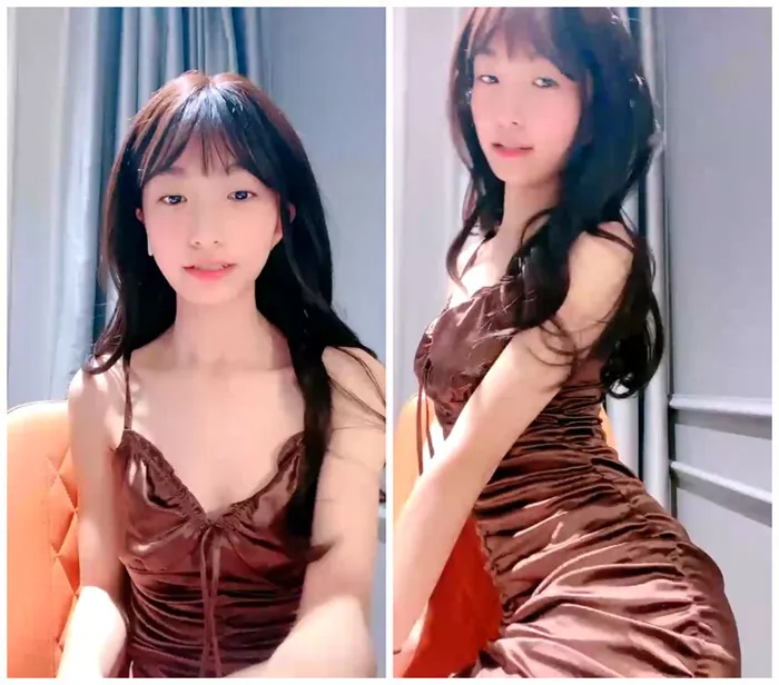 無垢な妹の表情【ラブコマ】, 学姐も校花も！巨乳と清純さ、寮のベッドで放課後自慰放水映像ライブ配信