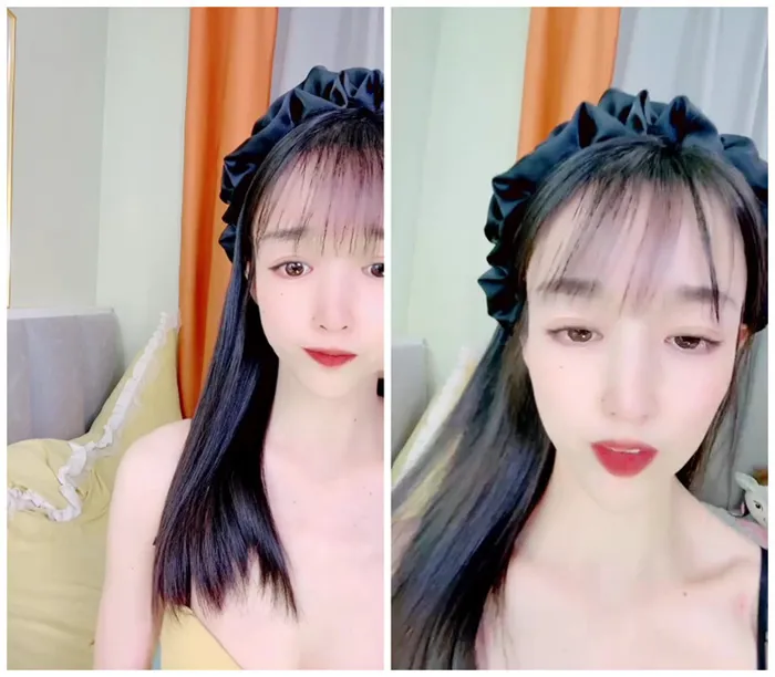 細身でセクシーな美女が、様々なエロティックな挑発的な仕草と優雅な自慰シーンを披露するライブ配信