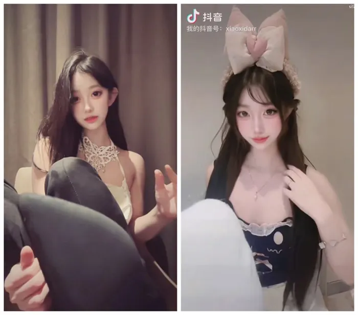 抖音のpremium young woman【汐汐】、反差萌で注目される！