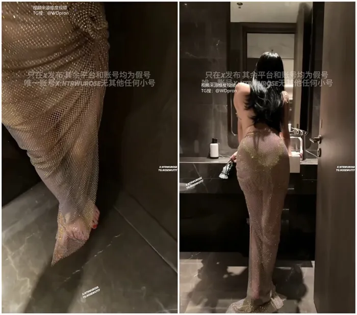 超美美女の御姐・人妻『ROSEWU』が酔っ払って迷子な様にトイレで射精される衝撃的なライブ配信！