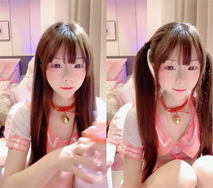 反差萌双馬尾の可愛い美少女【おちゃめな反差萌娘】が豆腐をこねたり、絶対マスターでゲームをしたり、デブ系の出会いも！