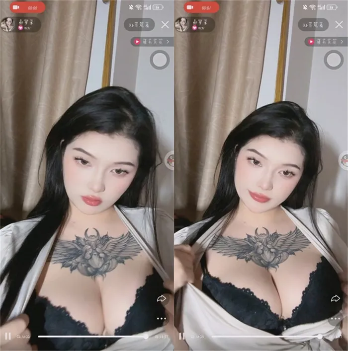 快手の美女【柳夢寒】が大尺度で自慢のボディを披露！ネット掲載の性感ライブ配信