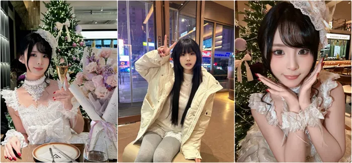 「洛宝」ちゃんがサンタを喜ばせちゃう！露出系美少女のクリスマス特番【ラブレター】