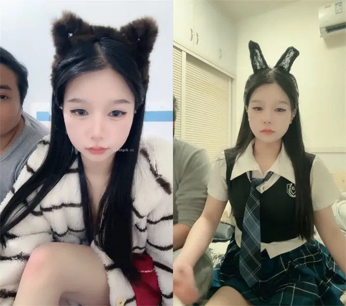 美少女が猫耳と濡れた【今日のアングル】お姫様が濡れてもされる？ 高校生JKたちの猫耳AV、調教される子犬JKを優しく抱きしめる