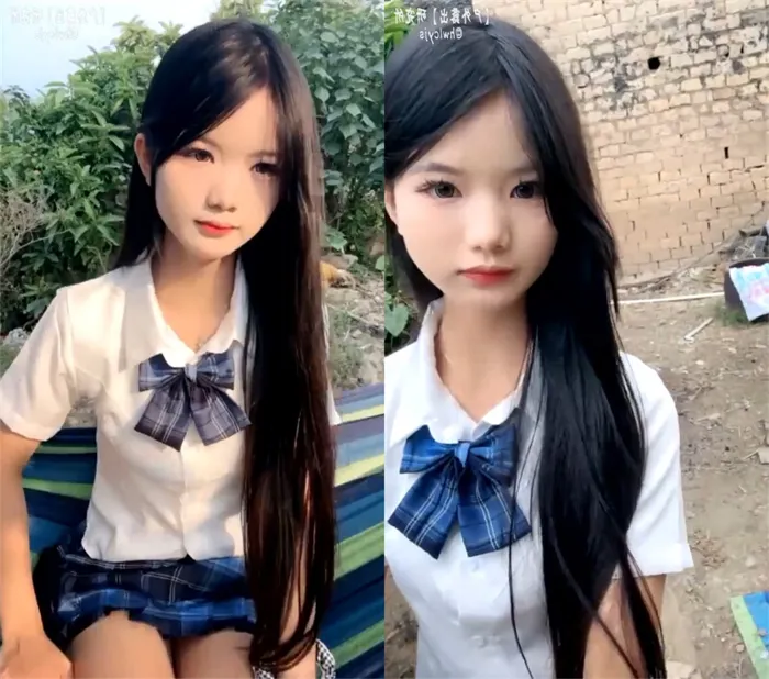 リアルな農村で放送中の生中継！かわいい少女が自宅で内着の露出を見せる（おちゃめ要素あり）