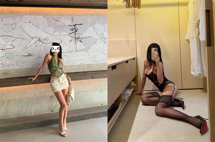S級泄密！お姐様が火紅のエロティックドレスでコスパを披露　細身腰から黄金比例の美形に!