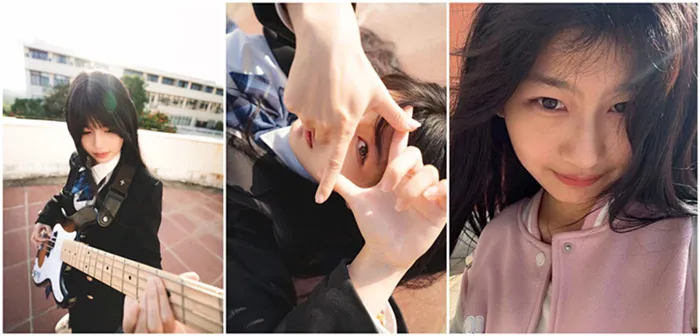中国の美女 大学生、高校生がギターを弾く様子❤️ 泣嘉琪 various情趣制服と恋人との性愛自慢ライブ配信動画 高画質ノーカット