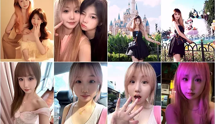 若い女の子がカメラに写る姿!自分を抱きしめてお父さんと…永遠のお従ちゃん、ぷっくりした小さな穴が魅力的な生配信映像 のスクリーンショット 1