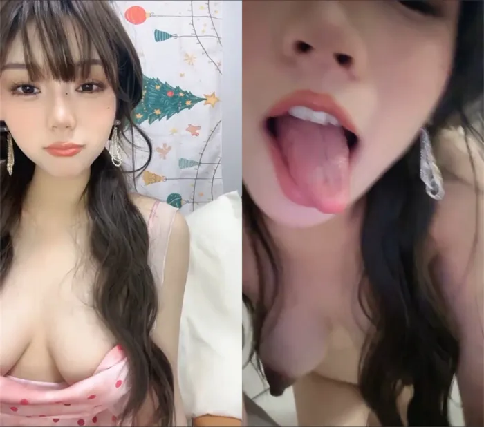 The new big-breasted 【chubby type】 with black huge breasts and exposed thighs, the expression package is explosive!